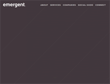 Tablet Screenshot of emergent.com